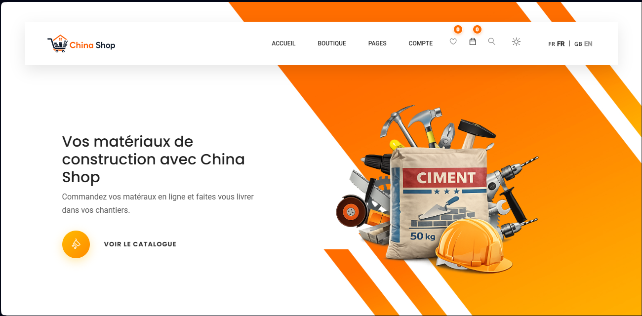 E-commerce Chinashop - Développement Web
